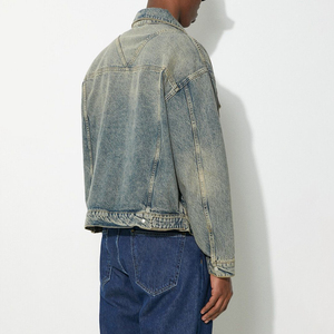 Wholesale Custom High Quality 100% Cotton Denim <b>Racing</b> <b>Jackets</b> Trending Men's Wear for sale with low price - Product Image 6