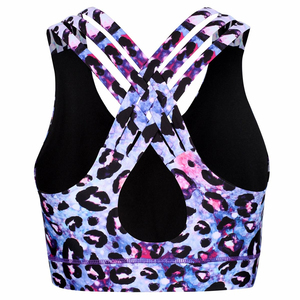 Sujetador deportivo de yoga de alta sujeción para mujer, venta al por mayor, ropa deportiva para gimnasio, sujetador de fitness transpirable, tallas grandes, personalizable - Product Image 4