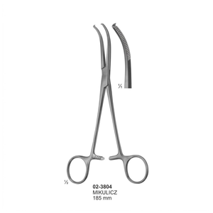 คีมมิคูลิชเพอริโทนีอุม ขนาด 185 มม. ทำจากเหล็กกล้าไร้สนิม สำหรับการผ่าตัดช่องท้อง - Product Image 2