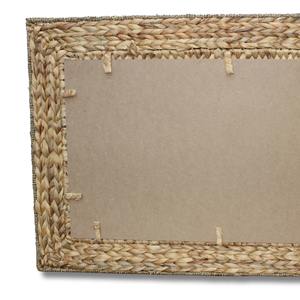 Artex Dong Thap Vietnam Rustic Handmade Water Hyacinth <b>Rectangular</b> Wall <b>Mirror</b> for Home Decor - Product Image 3