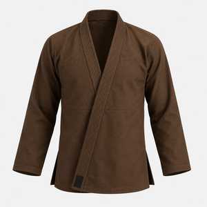 Kimono de BJJ Marrón para Adultos Unisex, 100% Algodón, Duradero, Corte Regular, Ropa de Artes Marciales, Bjj Gi - Product Image 1