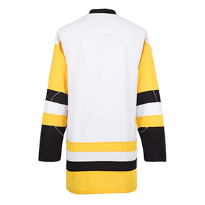 Camisetas de Hockey sobre Hielo Transpirables Personalizables de Fábrica, Logotipo Bordado Sublimado, Camiseta de Hockey sobre Hielo 100% Poliéster Unisex OEM - Product Image 4