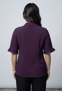 Blusas y Camisas Elegantes de Manga Larga para Mujer, Perfectas para el Trabajo, Viajes, Fines de Semana y Uso Diario, Compre Directamente del Proveedor - Product Image 4