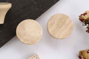 Support mural Art Déco en marbre naturel artisanal TCE, écologique, accessoire mural suspendu haut de gamme pour la maison, l'hôtel et le commerce de détail - Product Image 6