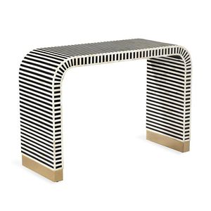Mesa Consola con Incrustaciones de Hueso Personalizadas, Muebles Hechos a Mano con Patrones Intrincados para Interiores de Lujo Residenciales y de Hostelería - Product Image 1
