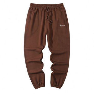 Sweatpants surdimensionnés de haute qualité – Joggers en coton personnalisés pour hommes avec broderie - Product Image 1
