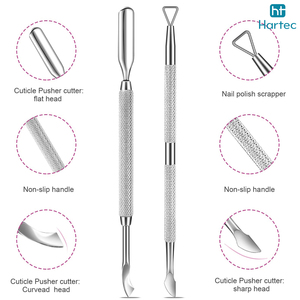Professional <b>Tools</b> Top Trendy Product Customized Logo Printed Premium Cuticle Pusher and Gel Polish Remover Set with Nail Files - Product Image 2