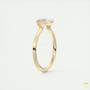 Handmade Marquise Cut <b>Ring</b> With Elegant <b>Solitaire</b> Design And Premium Jewelry Finish - Product Image 6