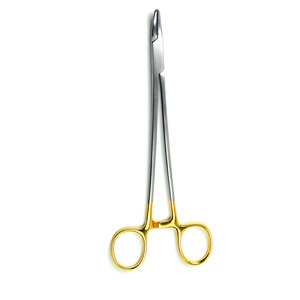 Porte-aiguille micro-chirurgical manuel Heaney de qualité supérieure, 15 cm, pointe courbée, en acier inoxydable, certifié CE, pour gynécologie - Product Image 4