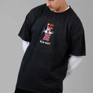 Camiseta Oversize de Algodón 100% con Logotipo Personalizado, Impresión DTG de Alta Calidad, Unisex, Corte Cuadrado, Manga Corta, Estilo Urbano, Hombros Caídos, Real OG - Product Image 1
