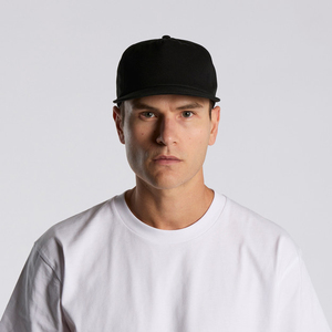 Factory Direct Structured 5 Panel Snapback <b>Cap</b> Blank Mesh Trucker <b>Hat</b> OEM Custom Logo High Profile 5 Panel Snapback <b>Hat</b> Rope - Product Image 6