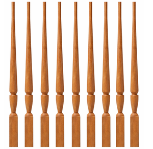 En gros Balustres en bois de peuplier décoratifs, composant de rampe intérieure moderne, écologique, durable et sûr pour escalier - Product Image 1