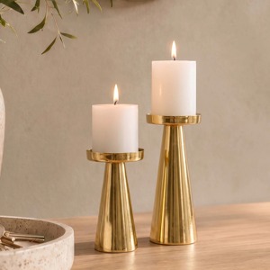 Luxuriöse Messing-Skulptur auf Schwarzem Marmor-Sockel Blumenfigur Goldene Blüten-Dekorationsstatue für Wohnzimmer & Büro - Product Image 1