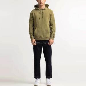 Sweat à capuche pour homme en coton 100% de haute qualité avec impression 3D en relief, logo personnalisé, poids lourd, fermeture éclair intégrale, impression en relief surdimensionnée, 500 g/m² - Product Image 4