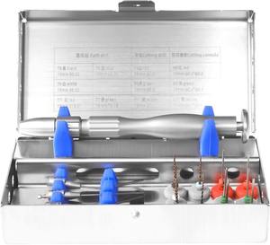 Kit de retrait de lime endodontique en acier inoxydable de haute qualité, système de lime endodontique pour perceuse dentaire et accessoires, approuvé CE ISO par Grip Surgical - Product Image 1