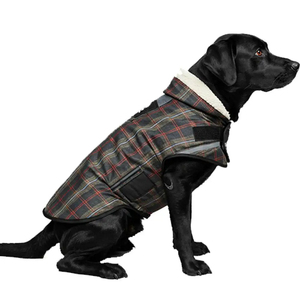 Veste d'hiver pour chien, mignonne, bleue unie, en polaire, coton, polyester, écologique, pour chiens de grande et moyenne taille - Product Image 1