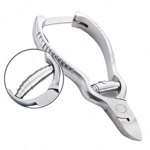 Coupe-ongles ergonomique en acier inoxydable OEM personnalisé avec ressort, pour manucure et pédicure - Product Image 6