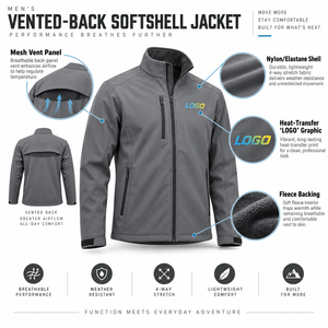 Veste softshell pour homme, veste de chasse et de pêche, veste tactique imperméable, vêtements utilitaires d'extérieur - Product Image 6