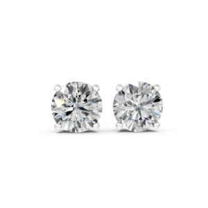 Boucles d'oreilles en or massif 14K 9K 10K 18K avec diamants de laboratoire certifiés IGI, fabricant de bijoux fins éthiques RJC ODM OEM, vente en gros EA501976 - Product Image 1