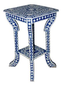 Mesa Auxiliar Contemporánea con Incrustaciones de Hueso, Fabricada con Materiales de Primera Calidad para Decoración Interior Moderna - Product Image 1