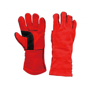 Gants de soudage pour les travailleurs du métal, protection contre la chaleur, protection contre les éclaboussures de métal fondu, type B, doublure en coton, tailles personnalisables, soudage - Product Image 1