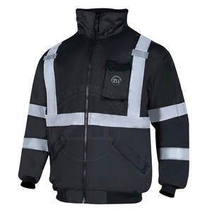 Vêtements de sécurité, veste softshell réfléchissante haute visibilité, classe 1 ANSI, imperméable, LED clignotante, logo personnalisé, haute qualité, séchage rapide - Product Image 1