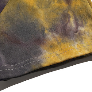 T-shirts Tie Dye pour femmes, hauts Tie Dye surdimensionnés à manches courtes, col rond personnalisé, T-shirts Tie Dye - Product Image 3