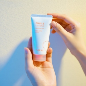 Mousse nettoyante hydratante pour le visage à la mucine d'escargot et aux céramides, nettoyant doux pour peaux sensibles et sèches, 100 ml - Product Image 3