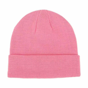 Bonnet chaud et épais en acrylique unisexe, style streetwear, hip hop, skate, urbain, avec logo personnalisé brodé. - Product Image 1