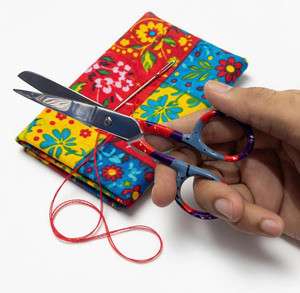 Professional Stainless Steel Household Cloth Cutting <b>Scissor</b> Shiny Blades Colorful Handle <b>Sewing</b> <b>Scissor</b> - Product Image 3