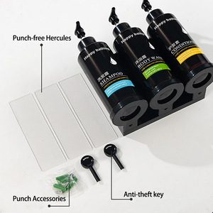 Wall-Mounted Hotel Liquid Soap Dispenser with <b>Foam</b> Function Refillable Plastic Bottle 500ml Modern Design Bathroom Use - Product Image 2