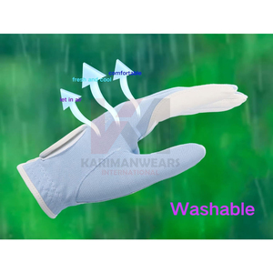 Microfiber Leather Golf <b>Gloves</b> Custom Logo OEM High-Grip Breathable All Weather Golf Training Gear Wholesale Factory - Product Image 2