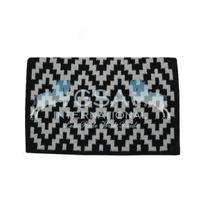 Couvertures de selle western surdimensionnées 100% laine de Nouvelle-Zélande 34X42, personnalisables, pour l'équitation sportive et les compétitions. - Product Image 6