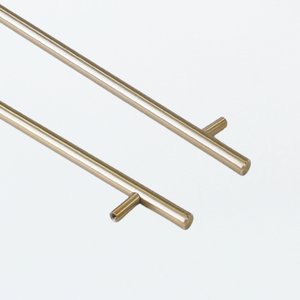 Premium Quality Zinc Alloy Cabinetry Handles Modern Minimalist <b>Bar</b> <b>Pull</b> <b>for</b> Kitchen Bathroom Wardrobe Brushed Brass Finish - Product Image 3
