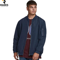 Blouson Bomber Homme Personnalisé Léger et Confortable en Toile Imprimée Imperméable et Coupe-Vent pour l'Hiver – Vente en Gros