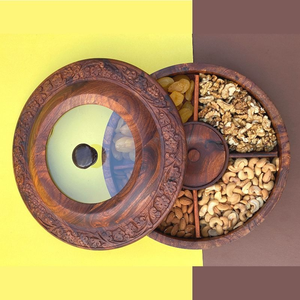 Wood Dry Fruit <b>Box</b> Decorative Storage <b>Container</b> for Sweets & Snacks Dry Fruits <b>Box</b> At Cheap Price - Product Image 5