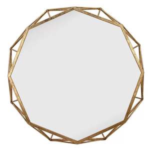 Private Labelling Decorative Aluminum <b>Wall</b> <b>Mirror</b> Frame Elegant Modern Accent For Living Room Bedroom Interior - Product Image 5