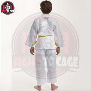 Training Judo Suit Breathable Stretch 100% Cotton Martial Arts Wear with Automated Cutting Comfortable Fit Front Logo - Product Image 3