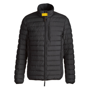 Veste matelassée à capuche entièrement zippée pour homme, personnalisée, hiver, décontractée, noire - Product Image 6