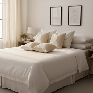 SOGA 6PC 45cm Pillowcases Elegant White Textured and White Bunny Decorative Covers <b>for</b> <b>Sofa</b> Bedroom Decorative & <b>Throw</b> Pillows - Product Image 5