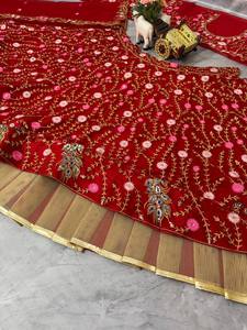 Venta caliente Readymade diseñador indio Lehenga Choli con Dupatta Georgette con lentejuelas trabajo boda, desgaste del partido traje de Bollywood - Product Image 6