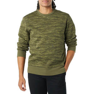 Sudadera de Camuflaje Verde de Manga Larga, Estilo Único para Hombre, Informal, de Invierno, de Alta Calidad, 100% Algodón y Felpa - Product Image 5
