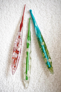 Nouvel aiguille à crochet en résine avec manche ergonomique pour le tricot et le crochet, fabriqué en Inde - Product Image 6