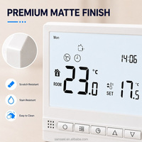 Termostato Inteligente WiFi para Calefacción por Suelo Radiante, 16A, Programable, Control de Temperatura Ambiente, Eléctrico/Hidrónico, Flexible, para Hogar y Oficina