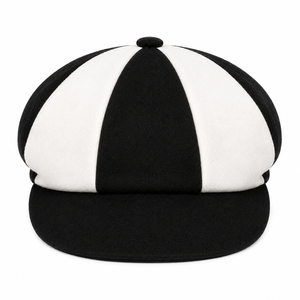 Premium Quality Solid Color Eight Panel <b>Cap</b> Vintage Cricket <b>Cap</b> <b>Plain</b> Baggy <b>Cap</b> Striped Wool Blend Winter Classic Sports Hat - Product Image 6