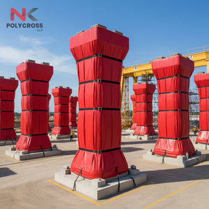 Lámina de Curado de Concreto RCC de Calidad Industrial, Estabilizada con UV, Impermeable, para Construcción de Edificios y Protección de Columnas - Product Image 1