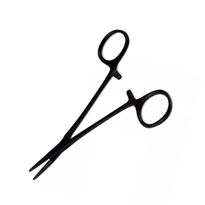 Mosquito Hemostat Forceps Straight Stainless-Steel Manual Black Color 5" Surgical Instruments CE Certified - Product Image 2