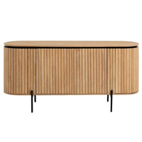 Fabricante de Vietnam, Mueble de TV de Madera Maciza al por Mayor para Sala de Estar, Mueble de TV de Madera, Construcción Ecológica y Duradera, OEM/ODM
