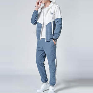 Conjunto de Chaqueta y Pantalón Impermeable para Hombre, Traje Cortavientos Deportivo para Correr y Entrenar - Product Image 3