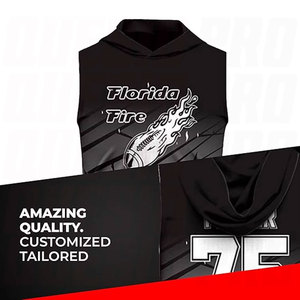 Camiseta Deportiva Sublimada 100% Poliéster 7v7, Ropa Deportiva de Alto Rendimiento Totalmente Personalizable, Camisetas con Capucha para Fútbol Americano 7 contra 7 - Product Image 2